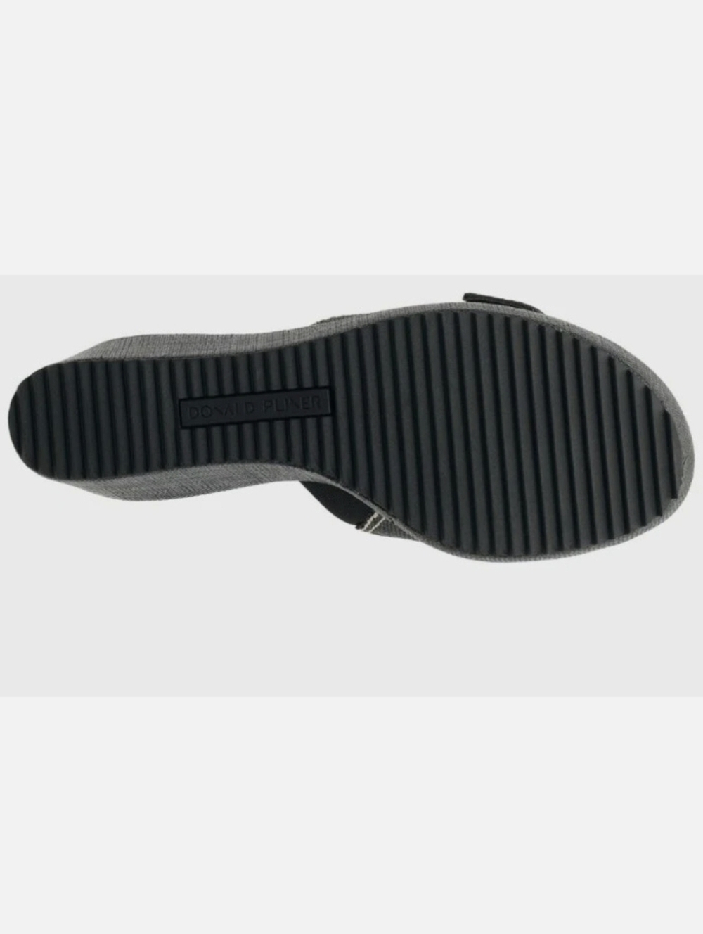 Donald Pliner Women's Ivor Raffia Wedge Sandal Size 7.5M Black New Without Box - Picture 15 of 16